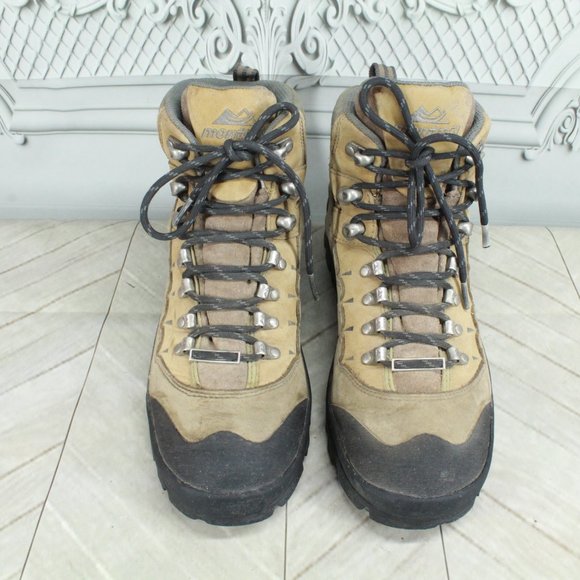 Montrail Gentorx 1743 Brown Leather Mid Trail Vibram Hiking Boots US 9 - Picture 5 of 9